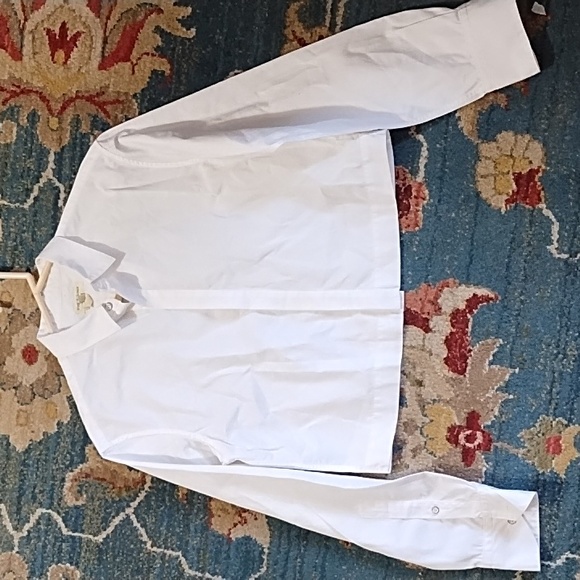 Rag & Bone 100% Cotton Boxy Button Up Collared Blouse, Size 6 - Picture 9 of 10